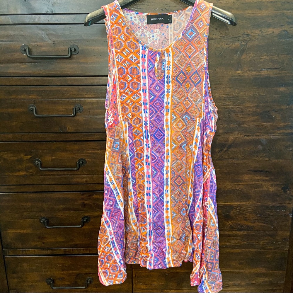 MINKPINK Keyhole Swing Dress